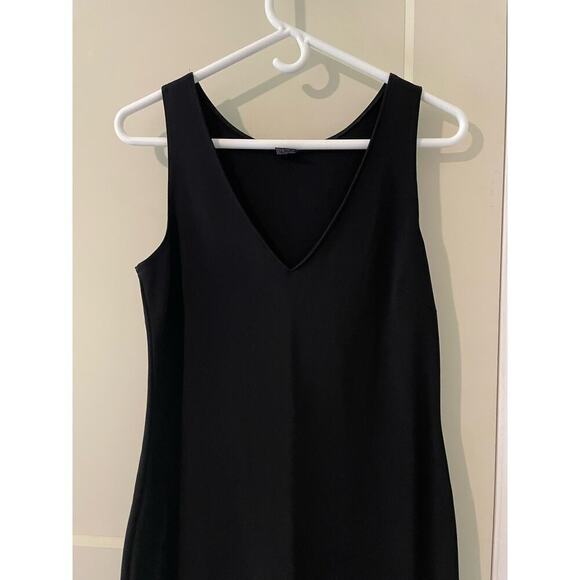 Boston Proper Black V-Neck Strap Dress - Picture 2 of 3